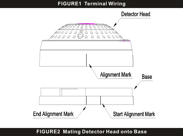 Fire Safety Alarm System Conventional Heat Detector
