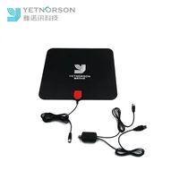 

Flat Thin High Gain 50 miles Indoor VHF UHF Amplifier Digital HDTV TV Antenna Ubiquity