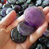Hot sale triangle shape palme stone grey agate palm engraved tree of life
