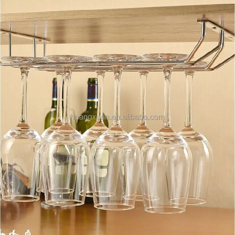 Under Cabinet Multiple Wine Glass Rack Bar Stemware Holder Buy