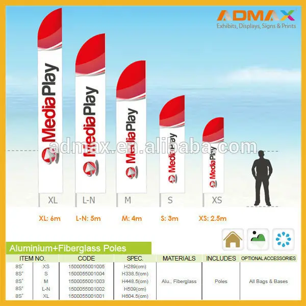 Swooper flag Teardrop banner Beach Flag for advertising