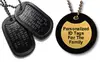 China aluminum Carved Technique and Iron Type stamped metal flag pet tags