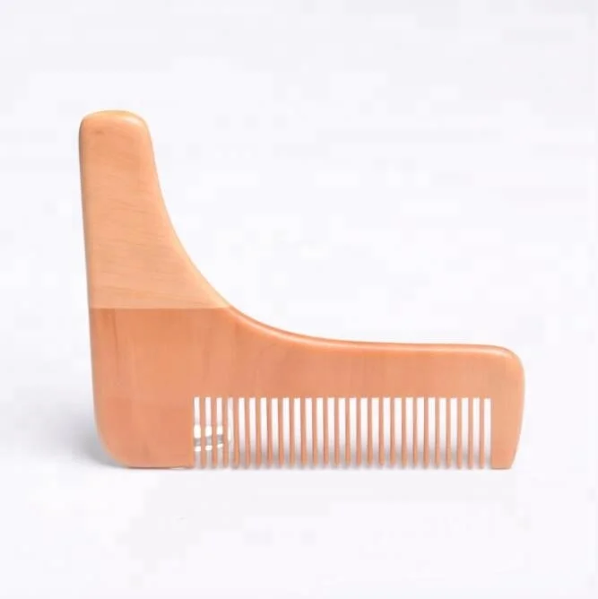 

2018 New Design Beard Shaping Tool Template Beard Comb For Men, As the picture