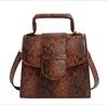 Korea Style Women Snakeskin Crossbody Bag Female Python Ladies Purse Handbags For 2019 Women Ladies Bag