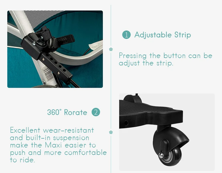 buggy with built in buggy board