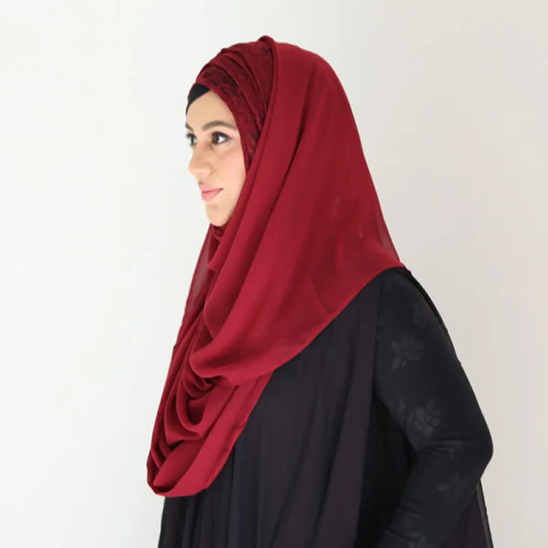 Fashion Chiffon Hot Arab Hijab Muslim Scarf Women Hijab,Dubai Hijab ...
