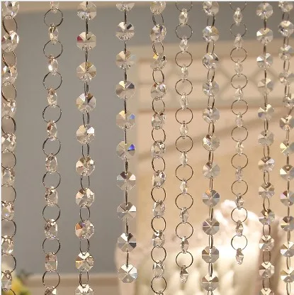 
Crystal Beads Chain curtain for Chandelier Lamp Home Wedding Party Decor crystal wedding garland  (62028633745)