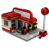 Kids plastic building blocks mini modular building block toy connecting blocks