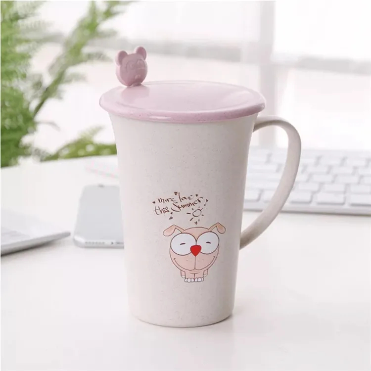 Standard Match Wheat Straw Eco - Friendly White Mug