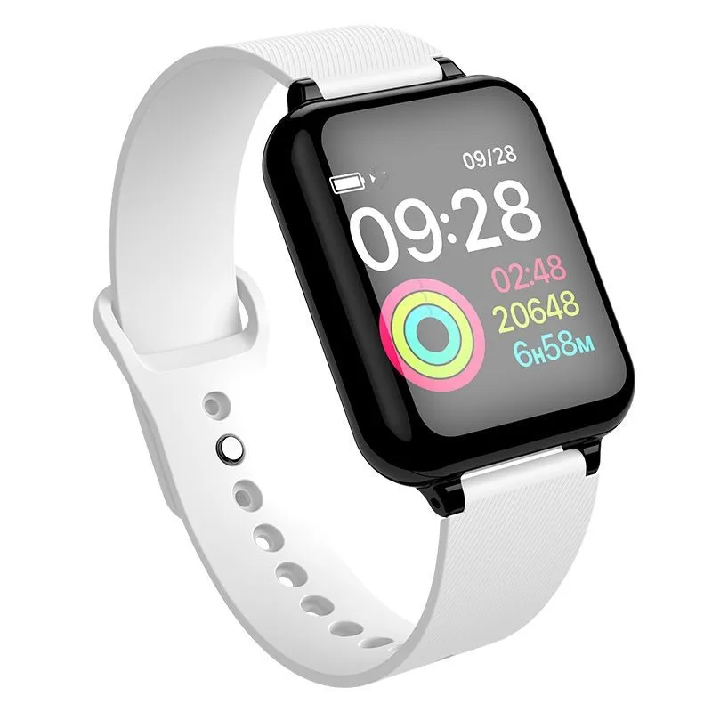 

Wholesale sport smartwatch heart rate monitor fitness bracelet B57 smart watch, Gray;pink;red;purple;green