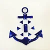 sequin Anchor patch for notebook bling patch Iron on Embroidery Applique Scrapbooking applique patch embroidery