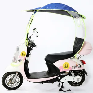 Wholesale Windproof Sunshade motorcycle Bicycle  scooter bike Umbrella
