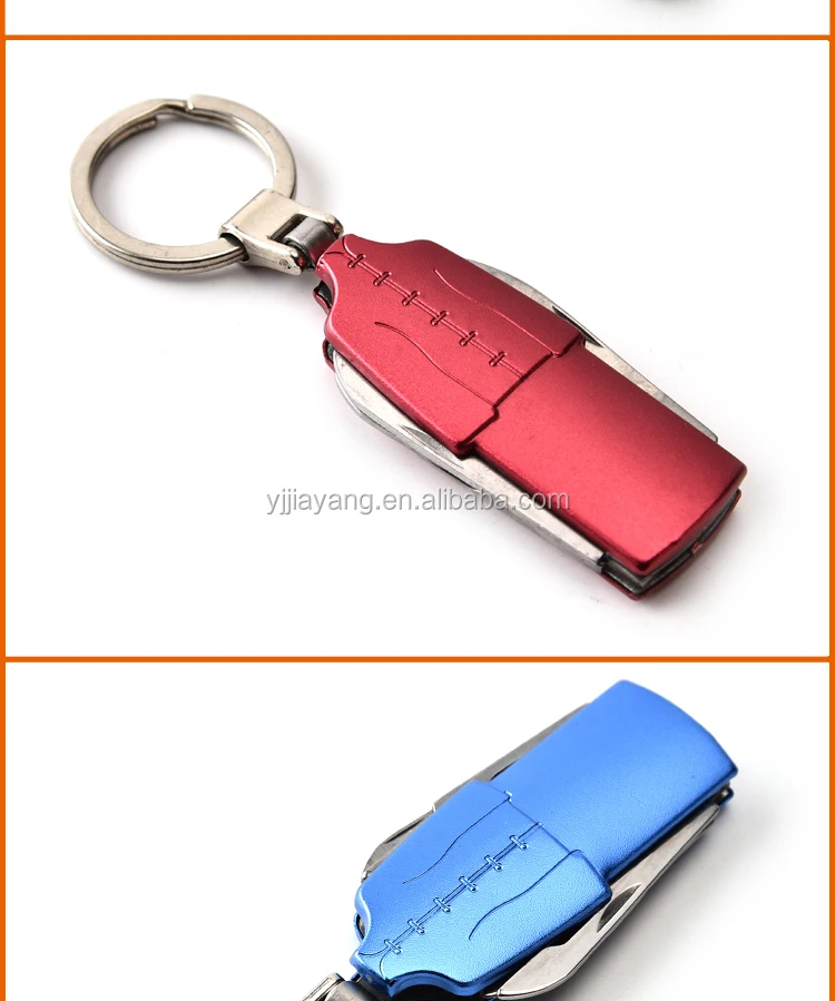 keychain knife in chinese tunic suit shaped