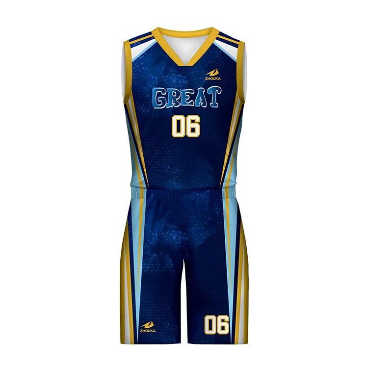 basketball jersey uniform design color blue