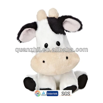 stuffed black cow