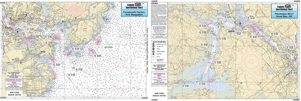 Laminated Nautical Charts
