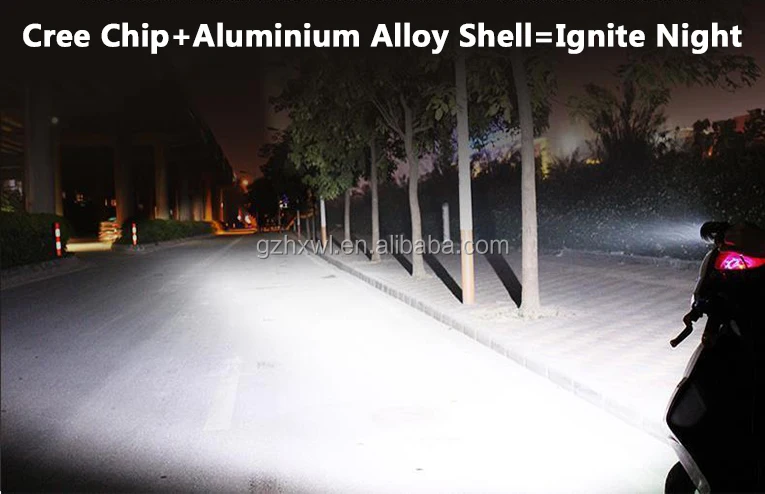 Motorcycle Accessories Headlight 60W  Driving Spot bike fog light led External MOTO DRL bike fog light l4x led