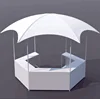 outdoor trade show hexagonal display kiosk advertising dome tents for sale
