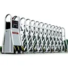 factory boundary wall main gate railing grill design automated aluminum telescopic sliding gate
