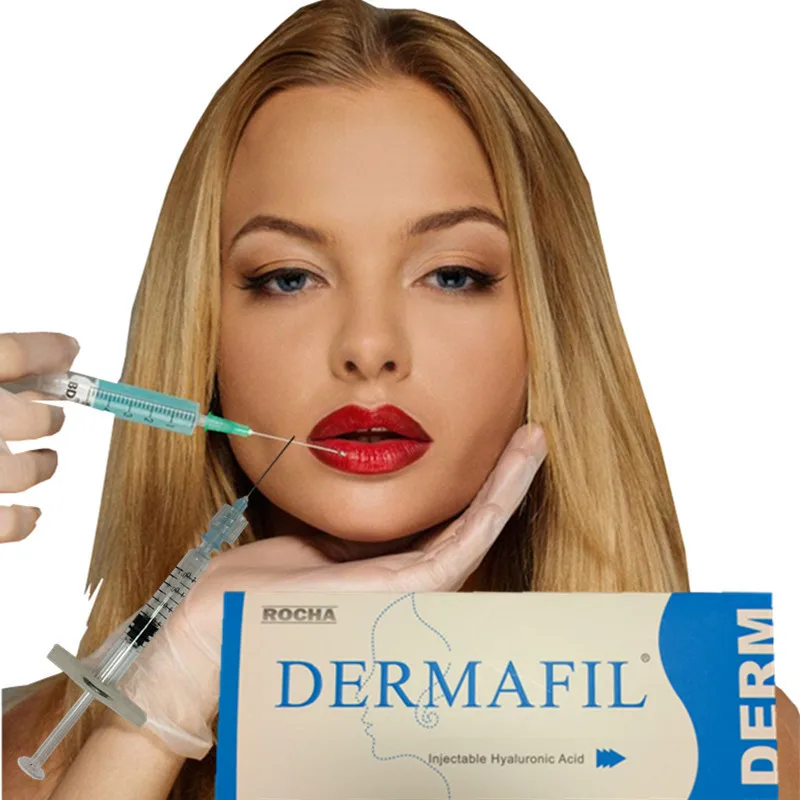 

Free shipping 2ml derm Injectable hyaluronic acid lip augmentation facial wrinkle fillers, Transparent