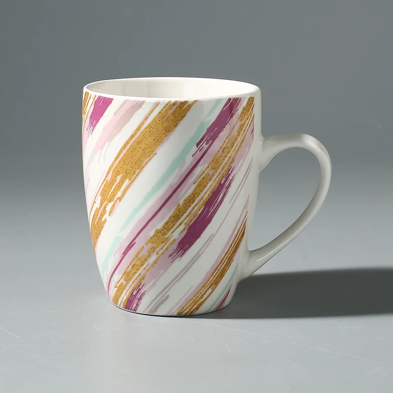 Wholesale Cheap Bulk Printed Barrel Shape Ceramic Custom Coffee Mug Buy Custom Coffee Mug