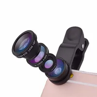 

China suppliers wholesale universal custom logo 3 in 1 phone camera zoom lens cheap price clip smart phone lens for mobile phone