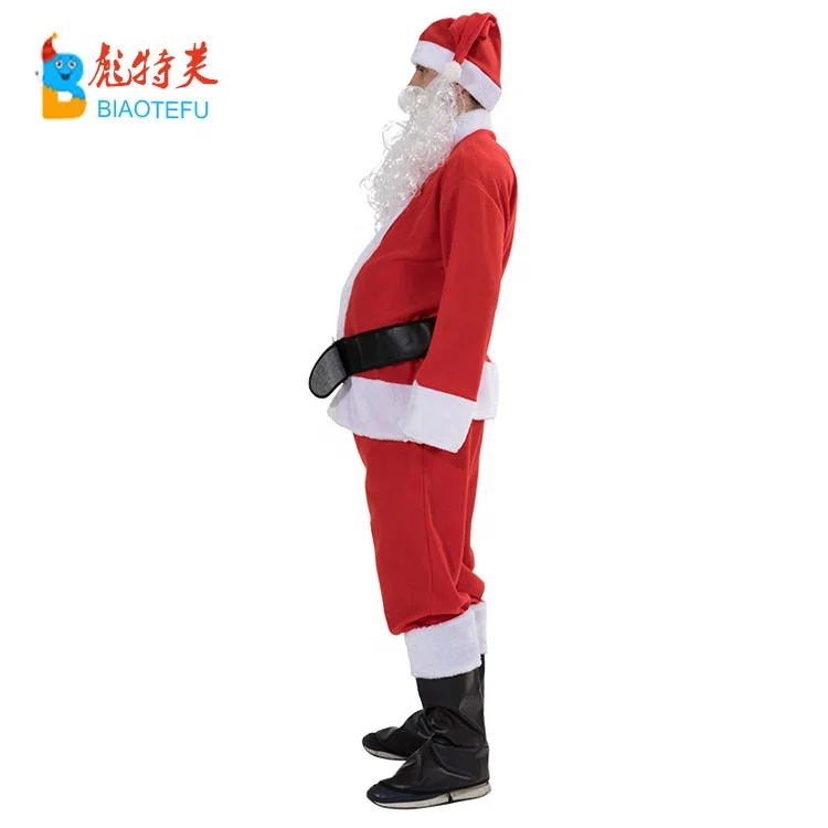 

high quality christmas santa claus cosplay costume