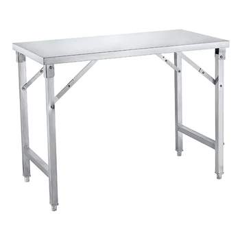 Heavy Duty Stainless Steel Folding Commercial Work Table For Heavy Duty Stainless Steel Folding