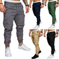

Tooling multi-pocket trousers men casual track pants beam pants sweatpants joggers for men