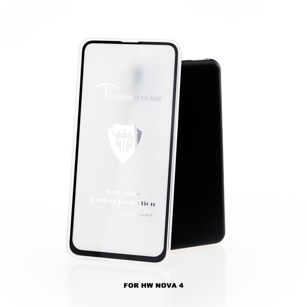 

9H Black Color Edge to Edge Tempered Glass Screen Protector Celulares Accessories for HUAWEI Nova 3 Nova 4 Nova 5