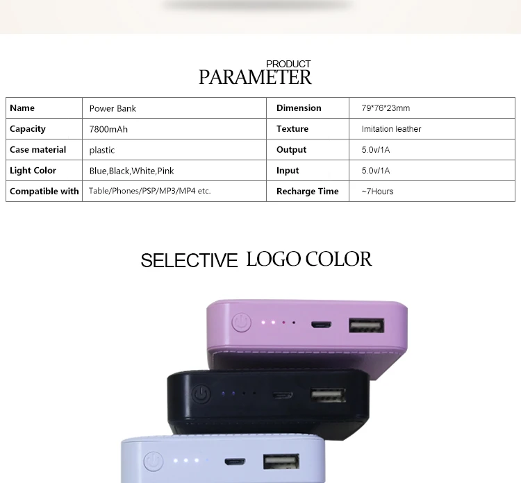 mini powerbank 7000MAH powerbank smart portable charger - ANKUX.COM