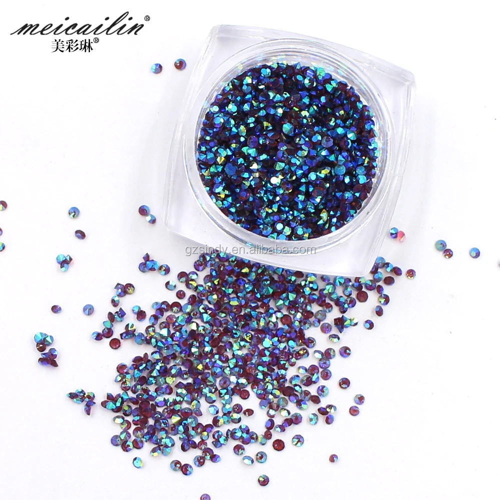 

Mini 3D Nail Nails Art Pixie Crystal 1440pcs/bag 1.2mm, 36color for you choose