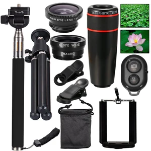 10 1 Mobile Phone Lens Kit Tripod