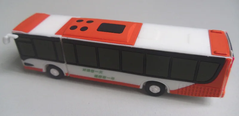 customized shape bus plastic PVC 128mb/512mb/1/2/4/8/16/32/64GB usb flash stick pendrives - ANKUX.COM