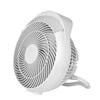 7 Inch circulator rechargeable fan with LED light