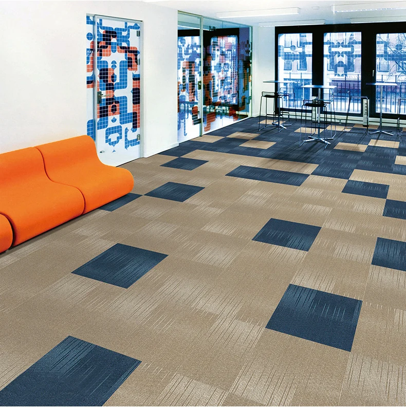 HIGH QUALITY FLOOR CARPET TILES GRADE A 50x50cm CUSHION BACKING 700 stock