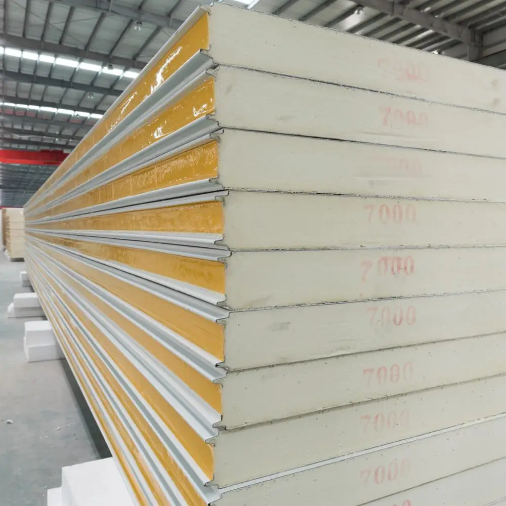 
Villa made via the PU sandwich panel 