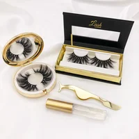 

custom false silk eyelash packaging box 100% real mink lashes private label 3d mink strip eyelashes