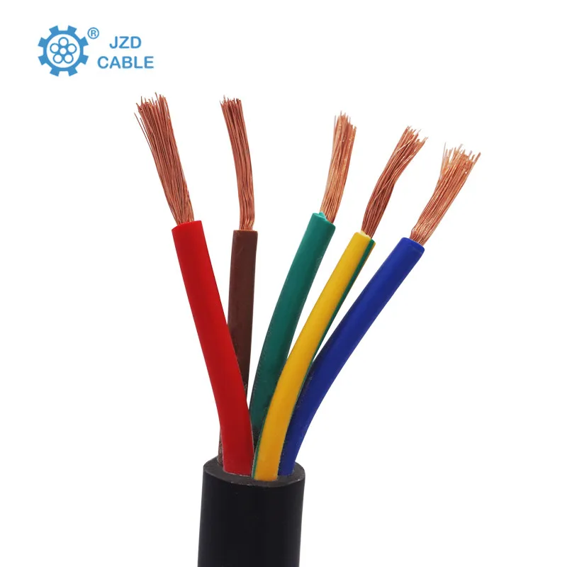 Ce Standard Pvc Insulated 5 Core 6mm2 Flexible Cable Plastic Cable ...