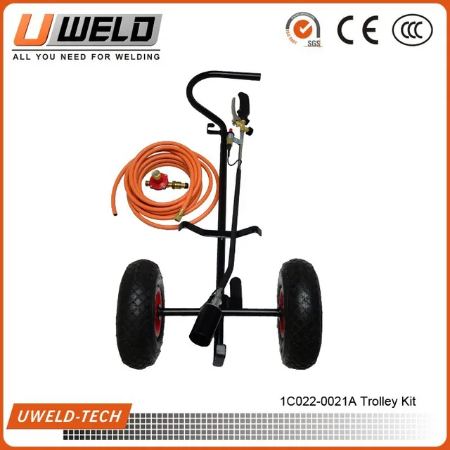 Professional Heating torch Set Weed Burner set with trolly