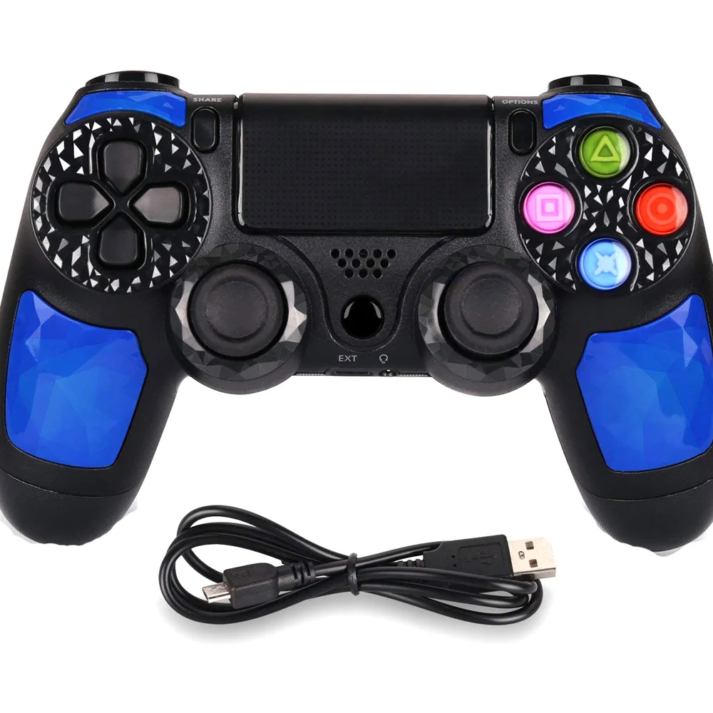 

For Ps4 Playstation 4 Wireless Game Controller Newest V2 Joystick Gamepad, Black;white;blue;red;camo;gold;silver