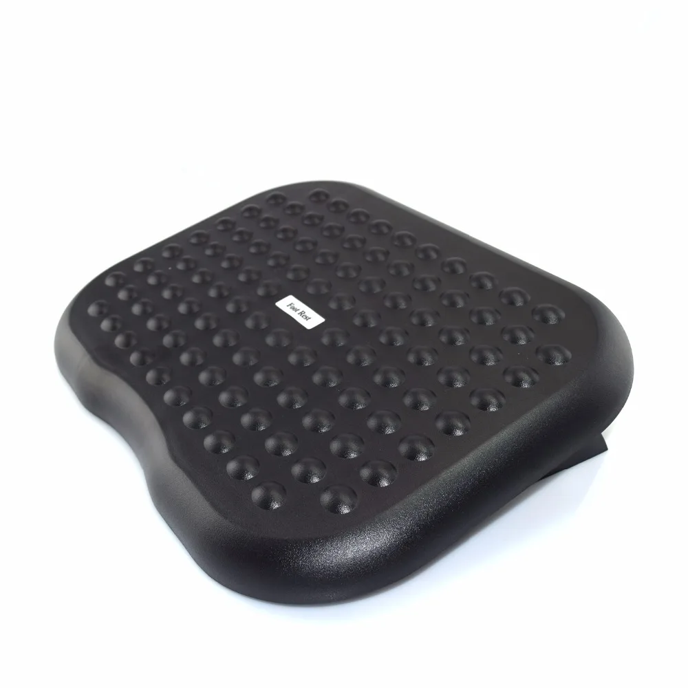 
Factory direct portable angle adjustable plastic office footrest 