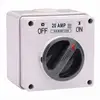 IP66 Australia Standard 56SW340 3Pole 500V AC 40A 40Amp Square manual weatherproof waterproof power switch with SAA