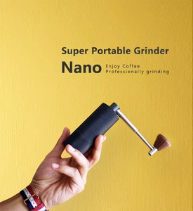 Image of Fordable Patented Small TIMEMORE NANO Manual Coffee Grinder 10cm 15g Pour Over Coffee Stainless Steel Burr Coarseness Adjustment