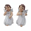 Resin Cupid With Musical Instruments Angel Figurine Polyresin Cupid Statue Figurines