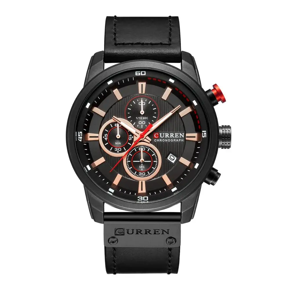 

Wholesale Sport Fashion Simple Curren 8291G Own LOGO Man Watches with High Quality, As picture