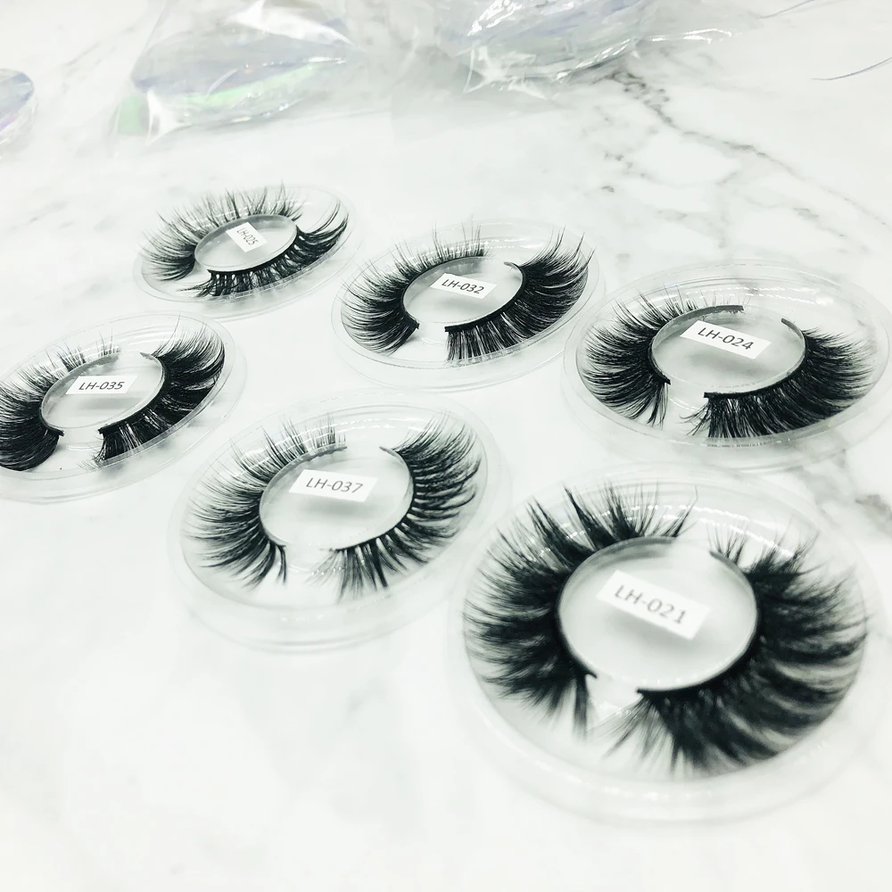 

New Manufacturing Technology faux mink eyelash extensions 3d lashes vendor, Black