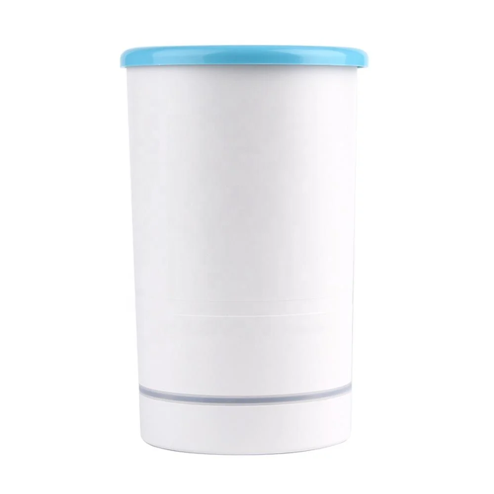 

Portable USB charging pet foot wash cup electronic dog pat paw cleaner, White, blue, black