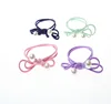 Elegant ladies elastic hair ties pretty bow hair band