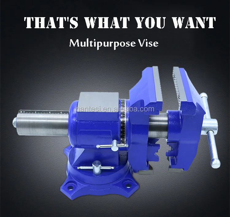 Multipurpose Stationary Type Bench Vise With Anvil 